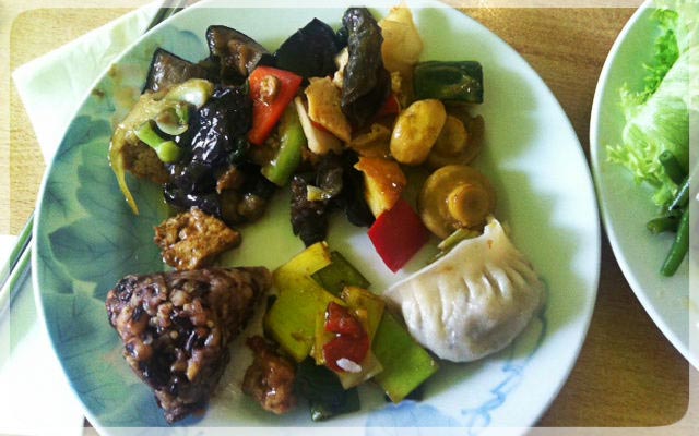 Mittagsbuffet Vegetasia