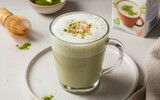 kokos matcha latte
