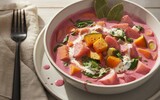 pink coconut curry