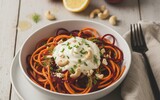 suesskartoffel rote bete pasta cashew sour creme