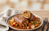 vegane rouladen mit wurzelgemuese