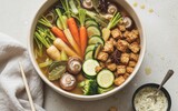 veganes suppenfondue