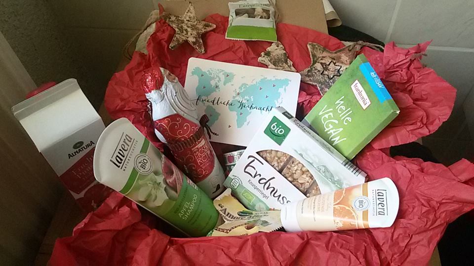 Veganer Geschenkskorb